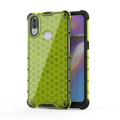 Coque Rebord Contour Silicone et Vitre Transparente Housse Etui 360 Degres AM2 pour Samsung Galaxy A10s Vert