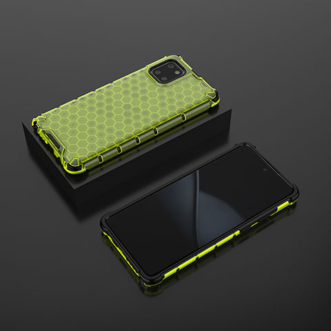 Coque Rebord Contour Silicone et Vitre Transparente Housse Etui 360 Degres AM2 pour Samsung Galaxy Note 10 Lite Vert