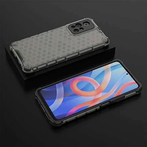 Coque Rebord Contour Silicone et Vitre Transparente Housse Etui 360 Degres AM2 pour Xiaomi Poco M4 Pro 5G Noir