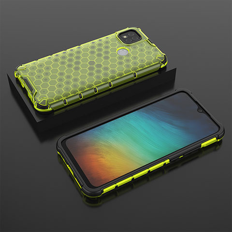 Coque Rebord Contour Silicone et Vitre Transparente Housse Etui 360 Degres AM2 pour Xiaomi Redmi 9 Activ Vert