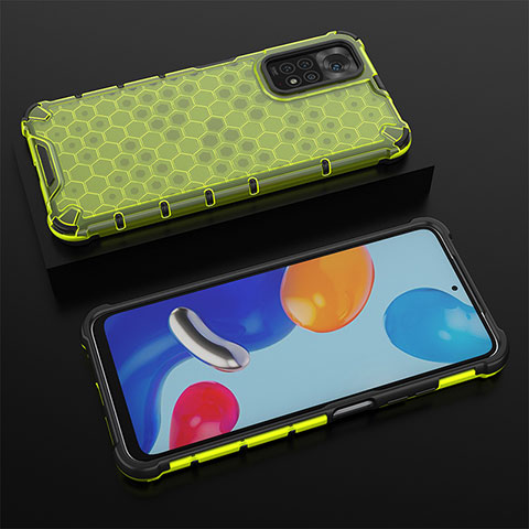 Coque Rebord Contour Silicone et Vitre Transparente Housse Etui 360 Degres AM2 pour Xiaomi Redmi Note 11 4G (2022) Vert