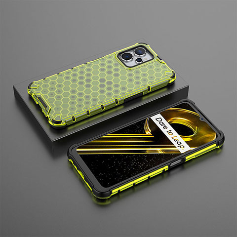 Coque Rebord Contour Silicone et Vitre Transparente Housse Etui 360 Degres AM3 pour Realme 10T 5G Vert