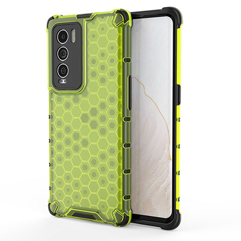 Coque Rebord Contour Silicone et Vitre Transparente Housse Etui 360 Degres AM3 pour Realme GT Master Explorer 5G Vert