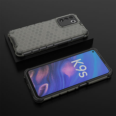 Coque Rebord Contour Silicone et Vitre Transparente Housse Etui 360 Degres AM3 pour Realme Q3t 5G Noir