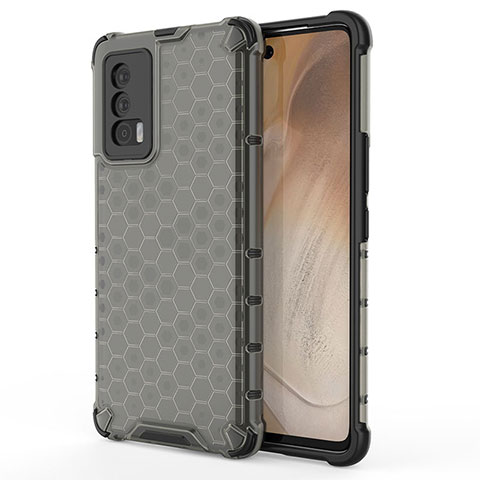 Coque Rebord Contour Silicone et Vitre Transparente Housse Etui 360 Degres AM3 pour Vivo iQOO 7 India 5G Noir