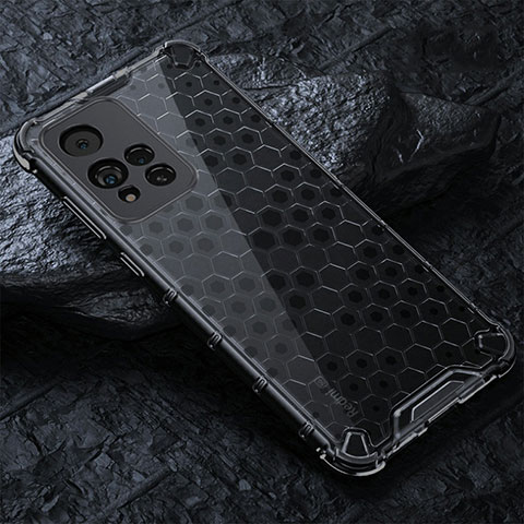 Coque Rebord Contour Silicone et Vitre Transparente Housse Etui 360 Degres AM3 pour Xiaomi Poco X4 NFC Noir