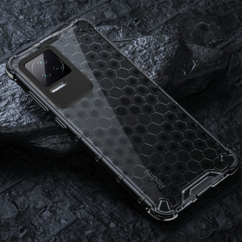 Coque Rebord Contour Silicone et Vitre Transparente Housse Etui 360 Degres AM3 pour Xiaomi Redmi K40S 5G Noir