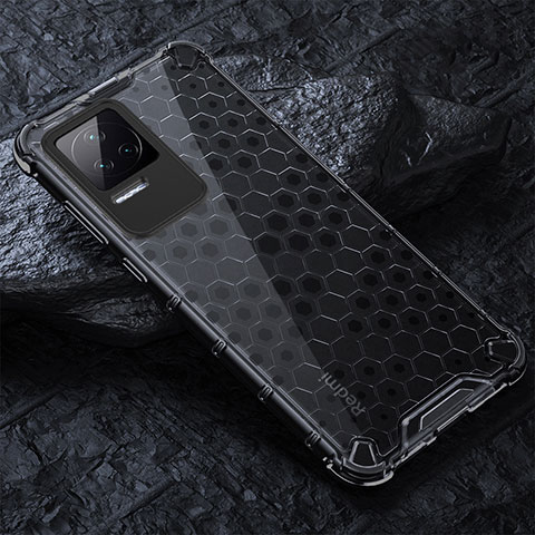 Coque Rebord Contour Silicone et Vitre Transparente Housse Etui 360 Degres AM3 pour Xiaomi Redmi K50 Pro 5G Noir