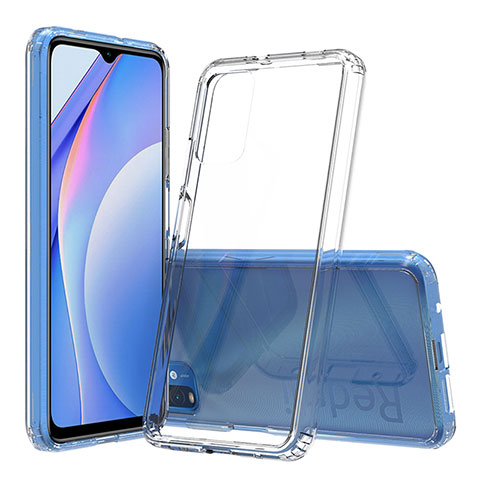 Coque Rebord Contour Silicone et Vitre Transparente Housse Etui 360 Degres ZJ5 pour Xiaomi Redmi 9 Power Clair