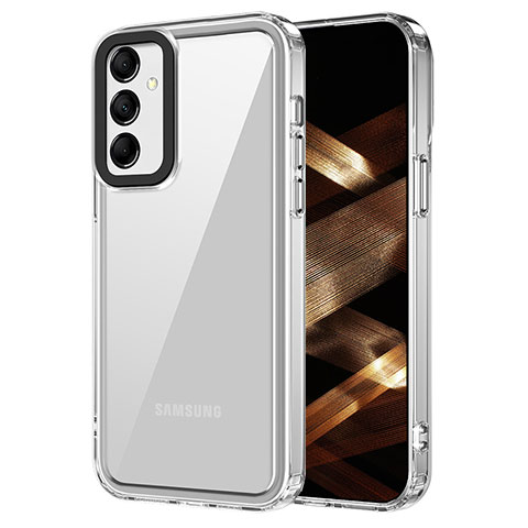 Coque Rebord Contour Silicone et Vitre Transparente Housse Etui AC1 pour Samsung Galaxy A24 4G Clair