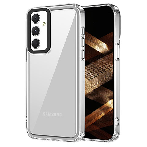 Coque Rebord Contour Silicone et Vitre Transparente Housse Etui AC1 pour Samsung Galaxy A54 5G Clair