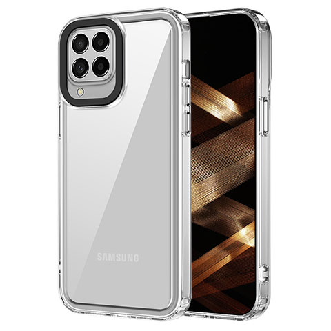 Coque Rebord Contour Silicone et Vitre Transparente Housse Etui AC1 pour Samsung Galaxy M33 5G Clair