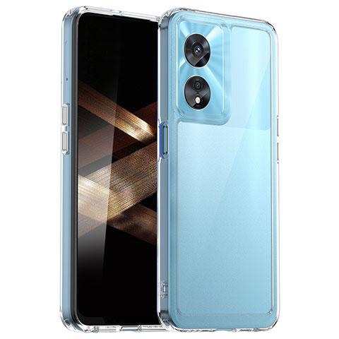 Coque Rebord Contour Silicone et Vitre Transparente Housse Etui J01S pour Huawei Honor X5 Plus Clair