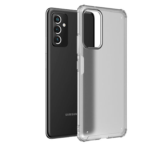 Coque Rebord Contour Silicone et Vitre Transparente Housse Etui pour Samsung Galaxy A24 4G Clair