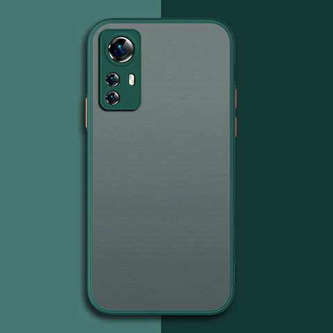 Coque Rebord Contour Silicone et Vitre Transparente Housse Etui pour Xiaomi Mi 12 5G Vert