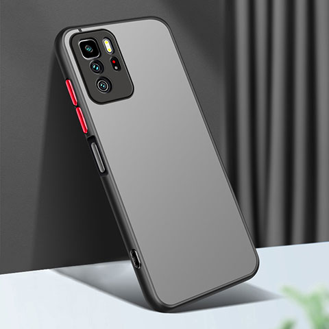 Coque Rebord Contour Silicone et Vitre Transparente Housse Etui pour Xiaomi Poco X3 GT 5G Noir