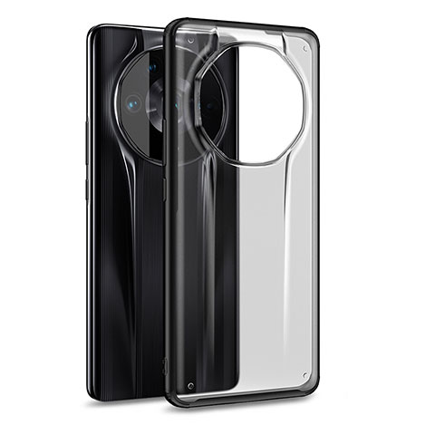 Coque Rebord Contour Silicone et Vitre Transparente Housse Etui WL1 pour Huawei Honor Magic4 Ultimate 5G Noir