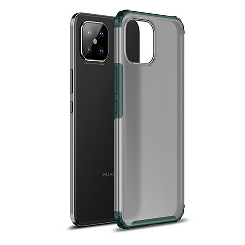 Coque Rebord Contour Silicone et Vitre Transparente Housse Etui WL1 pour Huawei Nova 8 SE 4G Vert