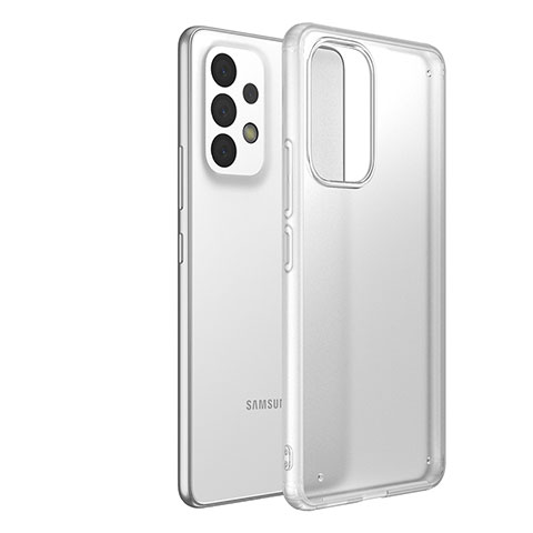 Coque Rebord Contour Silicone et Vitre Transparente Housse Etui WL1 pour Samsung Galaxy A33 5G Clair