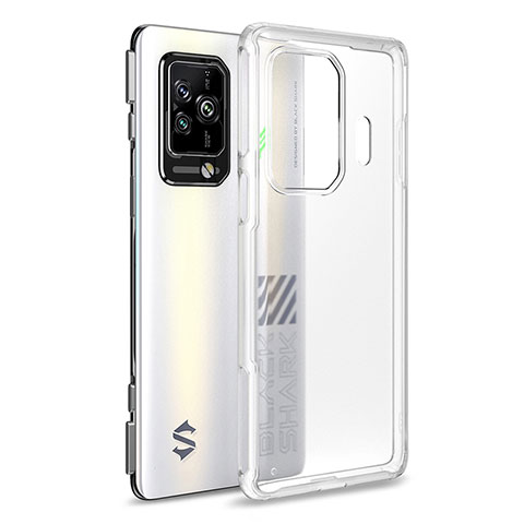 Coque Rebord Contour Silicone et Vitre Transparente Housse Etui WL1 pour Xiaomi Black Shark 5 5G Clair