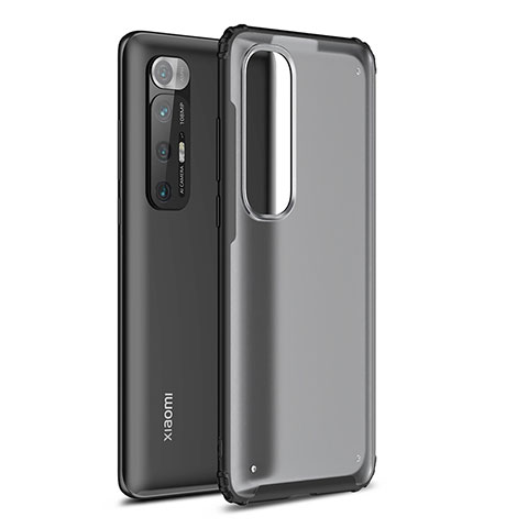 Coque Rebord Contour Silicone et Vitre Transparente Housse Etui WL1 pour Xiaomi Mi 10S 5G Noir