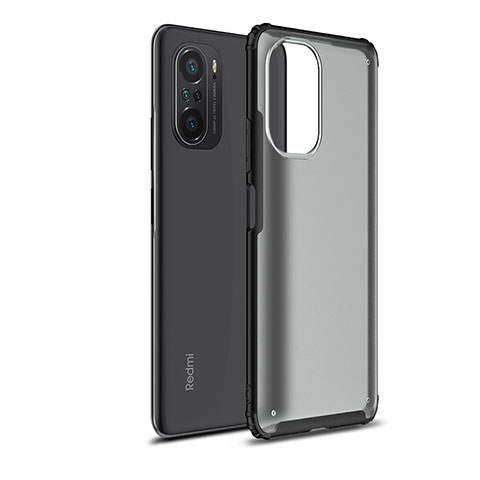 Coque Rebord Contour Silicone et Vitre Transparente Housse Etui WL1 pour Xiaomi Mi 11i 5G Noir