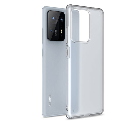 Coque Rebord Contour Silicone et Vitre Transparente Housse Etui WL1 pour Xiaomi Mi Mix 4 5G Clair