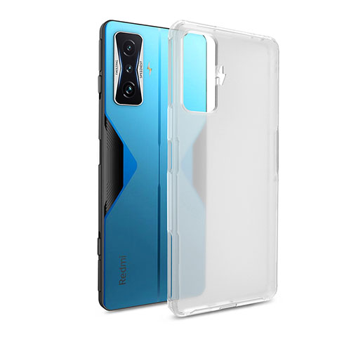 Coque Rebord Contour Silicone et Vitre Transparente Housse Etui WL1 pour Xiaomi Redmi K50 Gaming 5G Clair