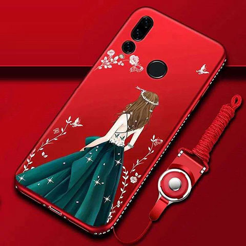 Coque Silicone Dos de Fille Souple Couleur Unie Etui Housse K01 pour Huawei Honor 20 Lite Mixte