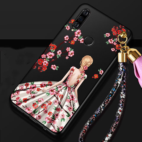 Coque Silicone Dos de Fille Souple Couleur Unie Etui Housse K02 pour Huawei P30 Lite XL Mixte