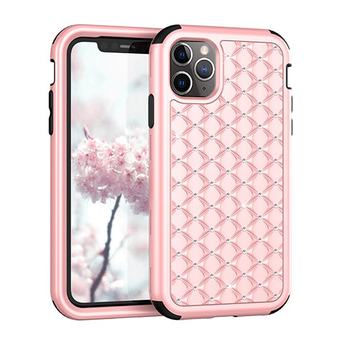 Coque Silicone et Plastique Housse Etui Protection Integrale 360 Degres Bling-Bling U01 pour Apple iPhone 11 Pro Max Mixte