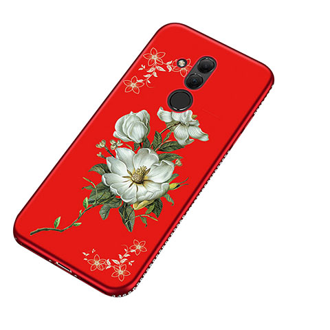 Coque Silicone Fleurs Souple Couleur Unie Etui Housse H01 pour Huawei Mate 20 Lite Mixte