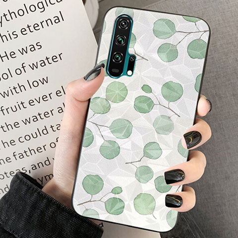 Coque Silicone Fleurs Souple Couleur Unie Etui Housse K03 pour Huawei Honor 20 Pro Mixte