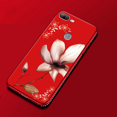 Coque Silicone Fleurs Souple Couleur Unie Etui Housse pour Huawei Honor 9 Lite Mixte