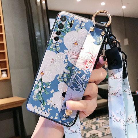 Coque Silicone Fleurs Souple Couleur Unie Etui Housse pour Huawei Nova 7 SE 5G Colorful