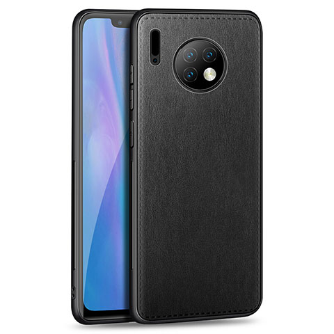 Coque Silicone Gel Motif Cuir Housse Etui H03 pour Huawei Mate 30 5G Noir