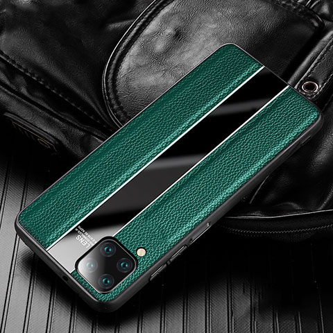 Coque Silicone Gel Motif Cuir Housse Etui H04 pour Huawei Nova 7i Vert