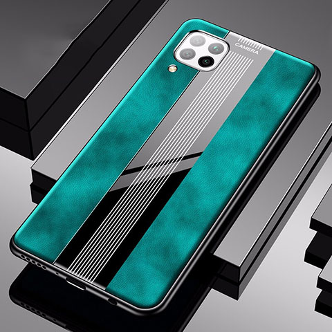 Coque Silicone Gel Motif Cuir Housse Etui H05 pour Huawei Nova 6 SE Vert