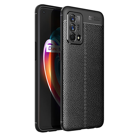 Coque Silicone Gel Motif Cuir Housse Etui pour Realme GT Master 5G Noir