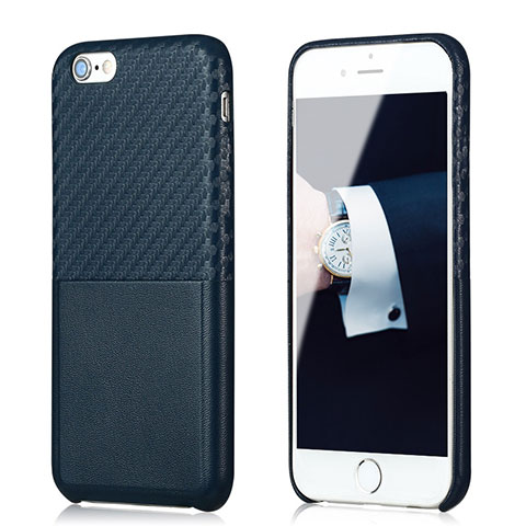 Coque Silicone Gel Serge B05 pour Apple iPhone 6 Plus Bleu