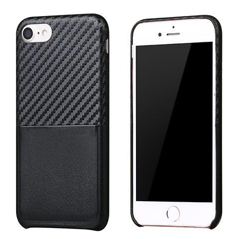 Coque Silicone Gel Serge B05 pour Apple iPhone 8 Noir