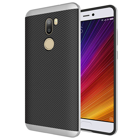 Coque Silicone Gel Serge pour Xiaomi Mi 5S Plus Argent