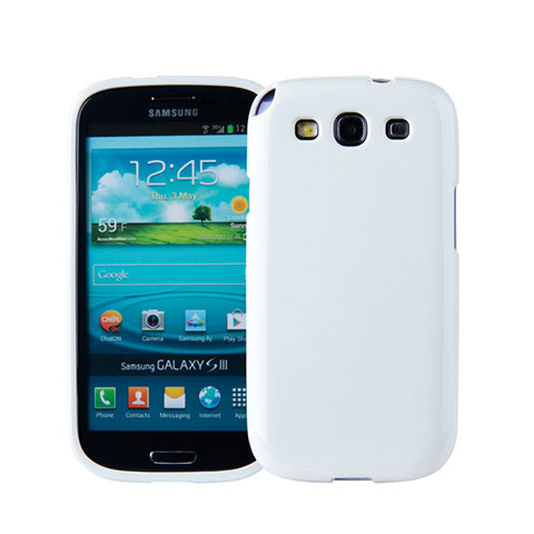 Coque Silicone Gel Souple Couleur Unie pour Samsung Galaxy S3 4G i9305 Blanc