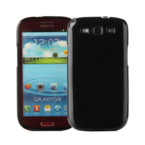 Coque Silicone Gel Souple Couleur Unie pour Samsung Galaxy S3 III i9305 Neo Noir