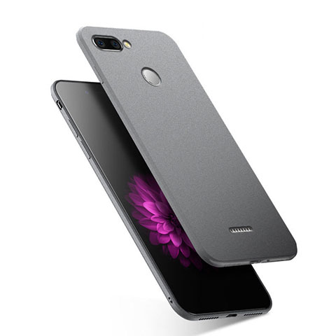 Coque Silicone Gel Souple Couleur Unie pour Xiaomi Redmi 6 Gris