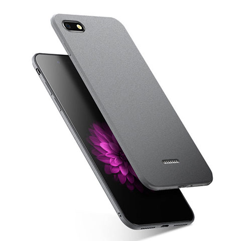 Coque Silicone Gel Souple Couleur Unie pour Xiaomi Redmi 6A Gris