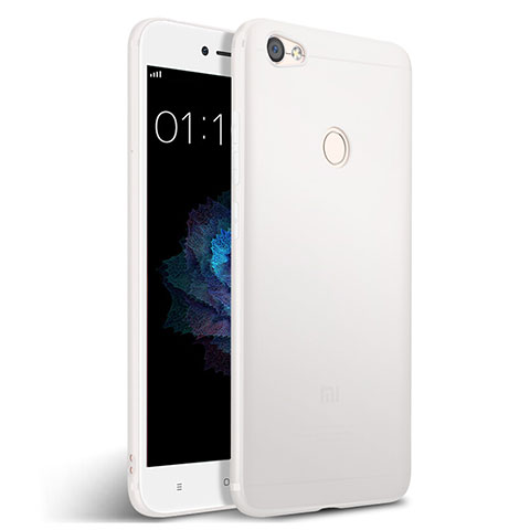 Coque Silicone Gel Souple Couleur Unie pour Xiaomi Redmi Note 5A High Edition Blanc