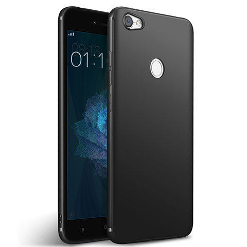 Coque Silicone Gel Souple Couleur Unie pour Xiaomi Redmi Note 5A Pro Noir