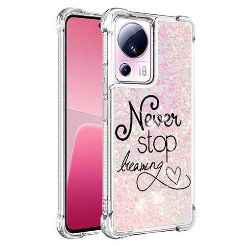 Coque Silicone Housse Etui Gel Bling-Bling S01 pour Xiaomi Mi 12 Lite NE 5G Rose