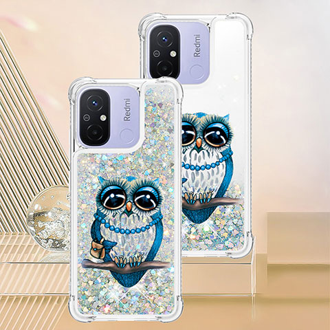 Coque Silicone Housse Etui Gel Bling-Bling S01 pour Xiaomi Redmi 12C 4G Mixte